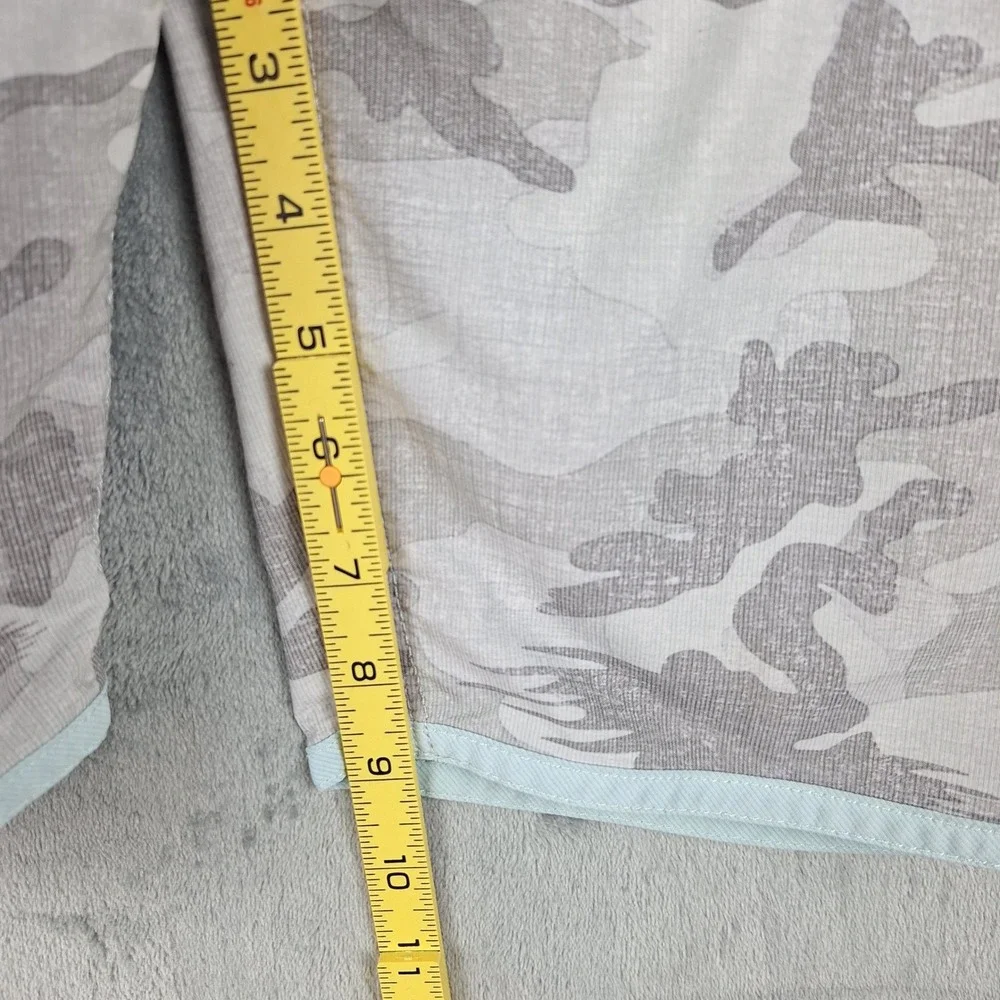 Pelagic Board Shorts 36 Gray Camo High Performance Swim Trunks Fishing Beach